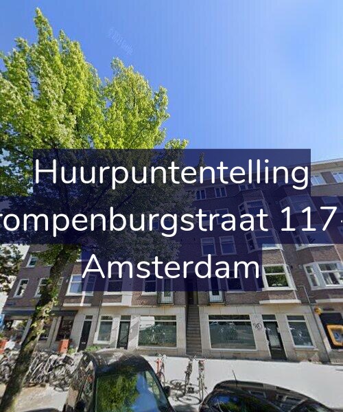 Foto gevel Huurpuntentelling voor Trompenburgstraat 117-3, Amsterdam
