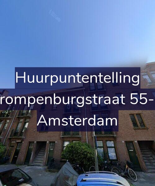 Foto gevel Huurpuntentelling voor Trompenburgstraat 55-B, Amsterdam
