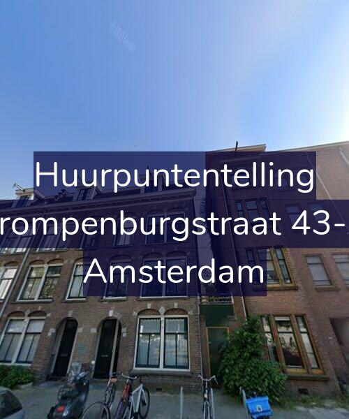 Foto gevel Huurpuntentelling voor Trompenburgstraat 43-A, Amsterdam