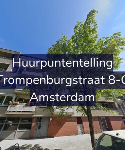 Foto gevel Huurpuntentelling voor Trompenburgstraat 8-C, Amsterdam