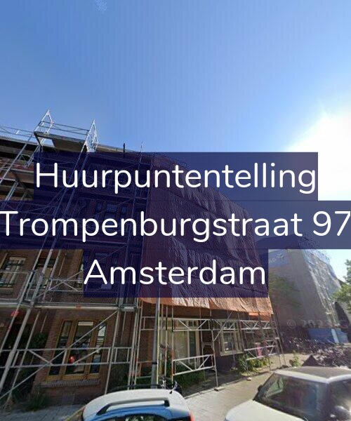 Foto gevel Huurpuntentelling voor Trompenburgstraat 97, Amsterdam
