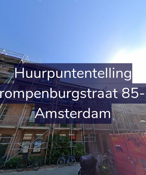 Foto gevel Huurpuntentelling voor Trompenburgstraat 85-A, Amsterdam