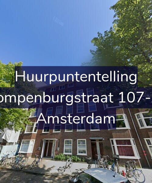 Foto gevel Huurpuntentelling voor Trompenburgstraat 107-A3, Amsterdam