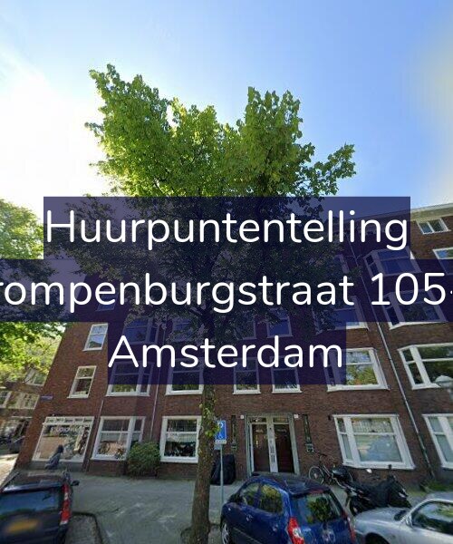 Foto gevel Huurpuntentelling voor Trompenburgstraat 105-1, Amsterdam