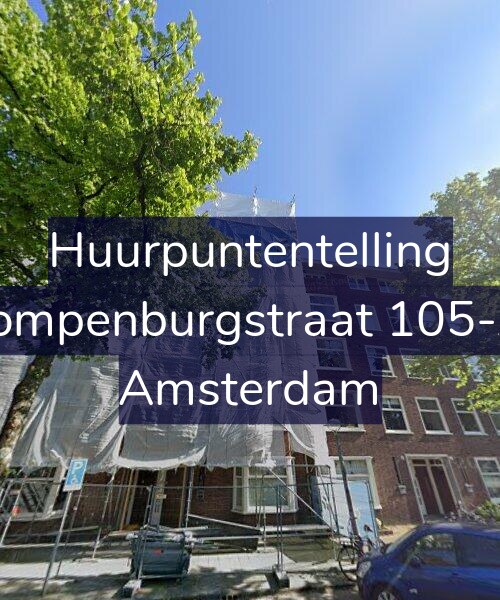 Foto gevel Huurpuntentelling voor Trompenburgstraat 105-A1, Amsterdam
