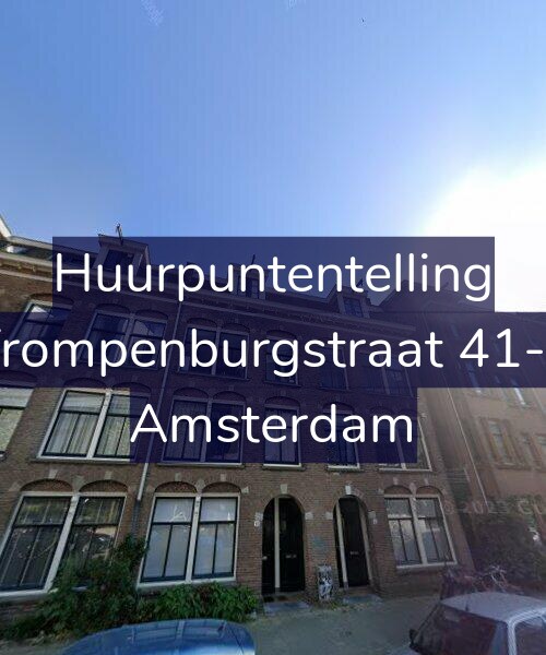 Foto gevel Huurpuntentelling voor Trompenburgstraat 41-1, Amsterdam