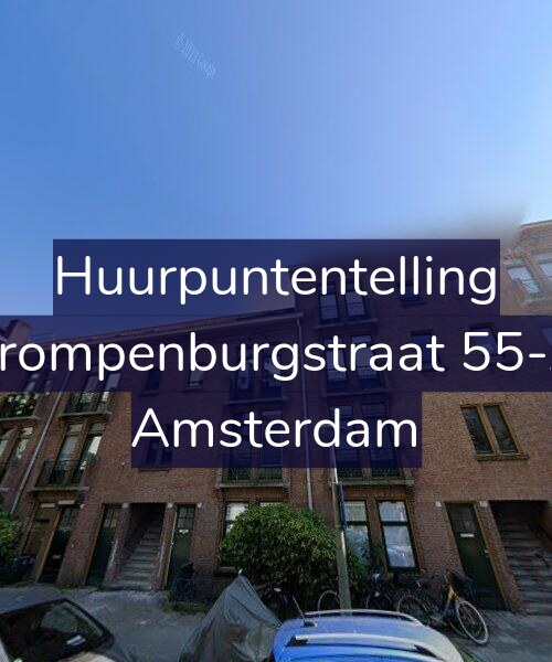 Foto gevel Huurpuntentelling voor Trompenburgstraat 55-A, Amsterdam