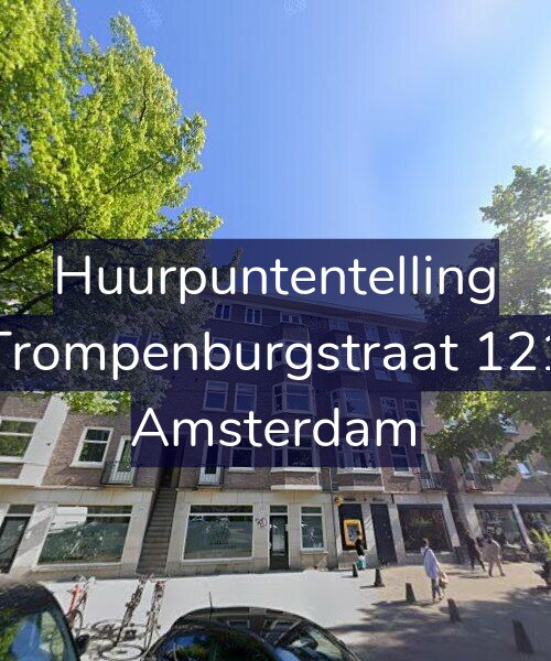 Foto gevel Huurpuntentelling voor Trompenburgstraat 121, Amsterdam