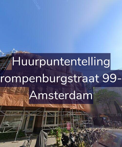 Foto gevel Huurpuntentelling voor Trompenburgstraat 99-1, Amsterdam