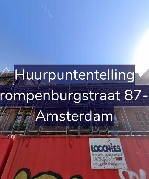 Foto gevel Huurpuntentelling voor Trompenburgstraat 87-B, Amsterdam