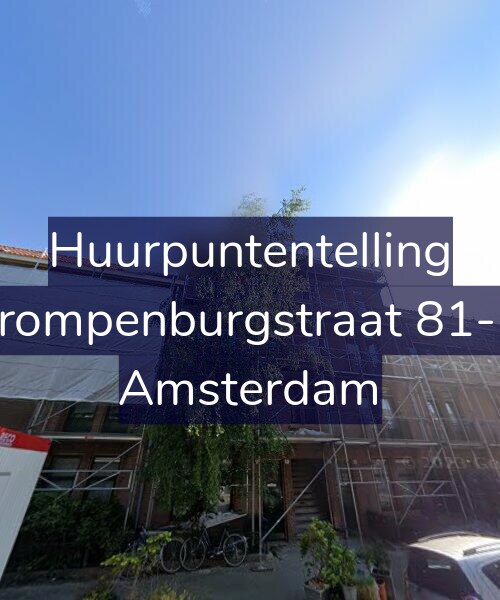 Foto gevel Huurpuntentelling voor Trompenburgstraat 81-D, Amsterdam