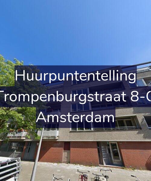 Foto gevel Huurpuntentelling voor Trompenburgstraat 8-G, Amsterdam
