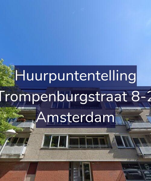 Foto gevel Huurpuntentelling voor Trompenburgstraat 8-2, Amsterdam