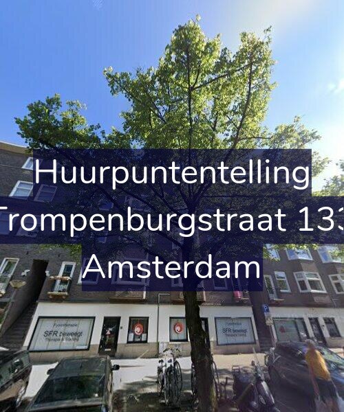 Foto gevel Huurpuntentelling voor Trompenburgstraat 133, Amsterdam