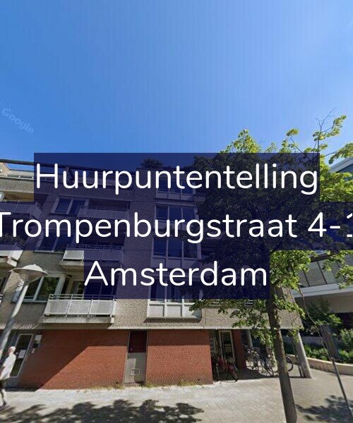 Foto gevel Huurpuntentelling voor Trompenburgstraat 4-1, Amsterdam