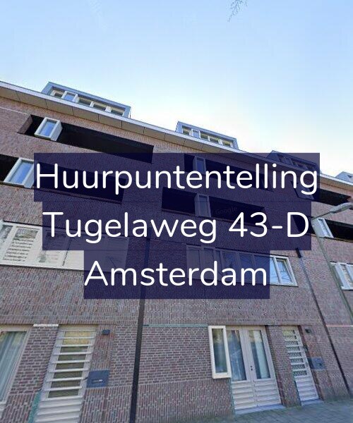 Foto gevel Huurpuntentelling voor Tugelaweg 43-D, Amsterdam