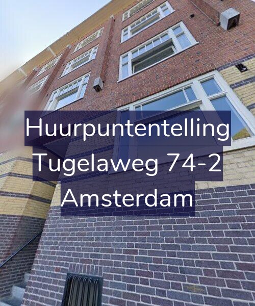 Foto gevel Huurpuntentelling voor Tugelaweg 74-2, Amsterdam