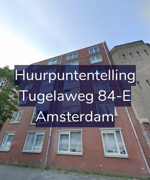 Foto gevel Huurpuntentelling voor Tugelaweg 84-E, Amsterdam