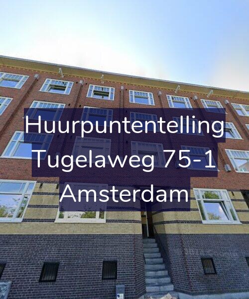 Foto gevel Huurpuntentelling voor Tugelaweg 75-1, Amsterdam