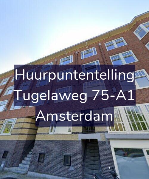 Foto gevel Huurpuntentelling voor Tugelaweg 75-A1, Amsterdam