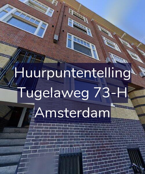 Foto gevel Huurpuntentelling voor Tugelaweg 73-H, Amsterdam