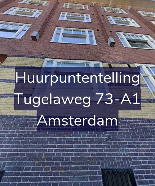Foto gevel Huurpuntentelling voor Tugelaweg 73-A1, Amsterdam