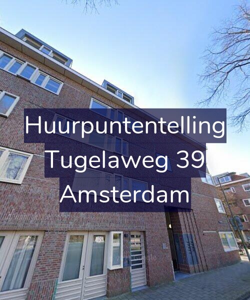 Foto gevel Huurpuntentelling voor Tugelaweg 39, Amsterdam