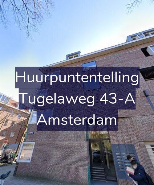 Foto gevel Huurpuntentelling voor Tugelaweg 43-A, Amsterdam