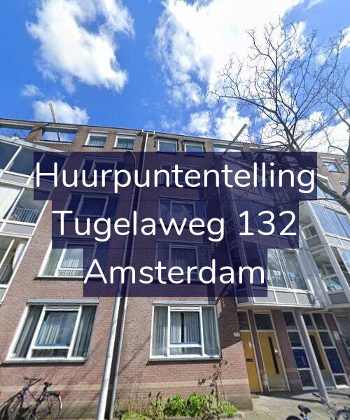 Foto gevel Huurpuntentelling voor Tugelaweg 132, Amsterdam