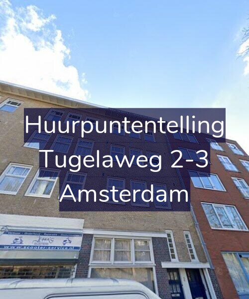 Foto gevel Huurpuntentelling voor Tugelaweg 2-3, Amsterdam