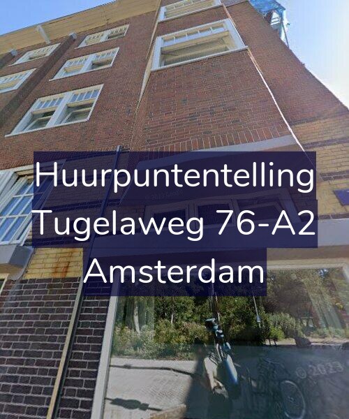 Foto gevel Huurpuntentelling voor Tugelaweg 76-A2, Amsterdam