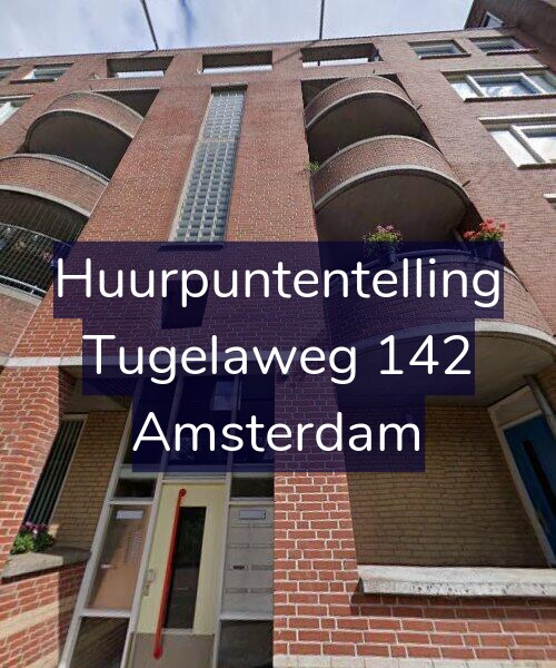 Foto gevel Huurpuntentelling voor Tugelaweg 142, Amsterdam