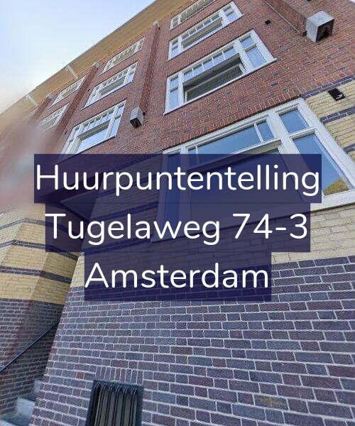 Foto gevel Huurpuntentelling voor Tugelaweg 74-3, Amsterdam