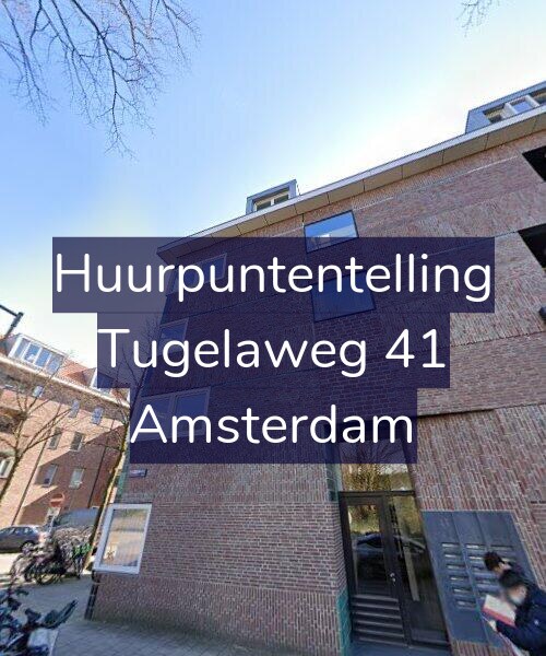 Foto gevel Huurpuntentelling voor Tugelaweg 41, Amsterdam