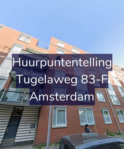 Foto gevel Huurpuntentelling voor Tugelaweg 83-F, Amsterdam