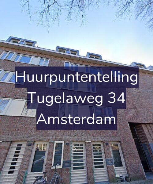 Foto gevel Huurpuntentelling voor Tugelaweg 34, Amsterdam