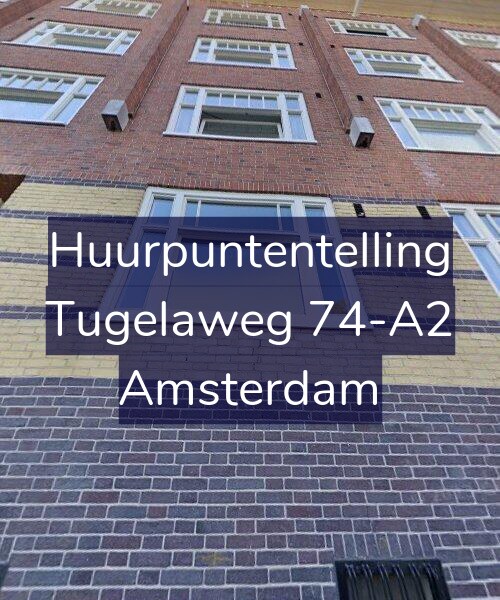Foto gevel Huurpuntentelling voor Tugelaweg 74-A2, Amsterdam