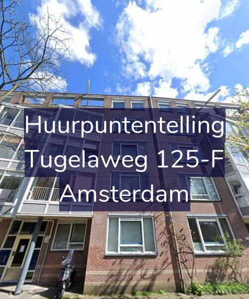 Foto gevel Huurpuntentelling voor Tugelaweg 125-F, Amsterdam