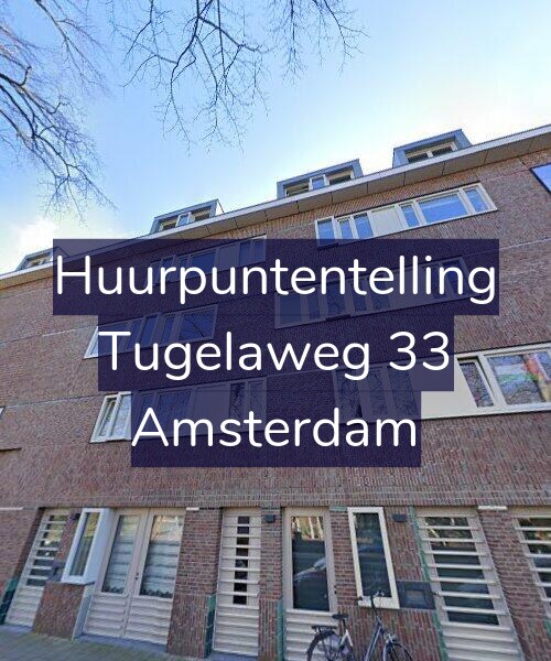 Foto gevel Huurpuntentelling voor Tugelaweg 33, Amsterdam