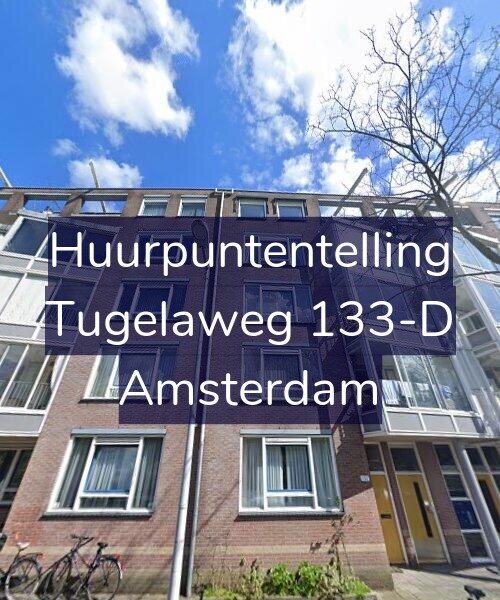 Foto gevel Huurpuntentelling voor Tugelaweg 133-D, Amsterdam