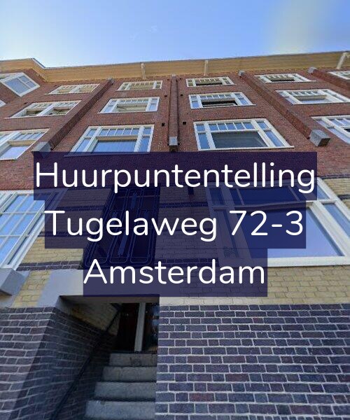 Foto gevel Huurpuntentelling voor Tugelaweg 72-3, Amsterdam