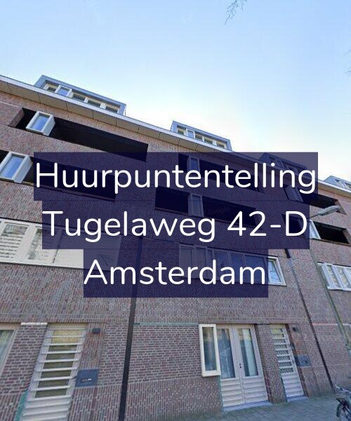 Foto gevel Huurpuntentelling voor Tugelaweg 42-D, Amsterdam