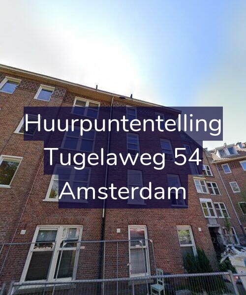 Foto gevel Huurpuntentelling voor Tugelaweg 54, Amsterdam