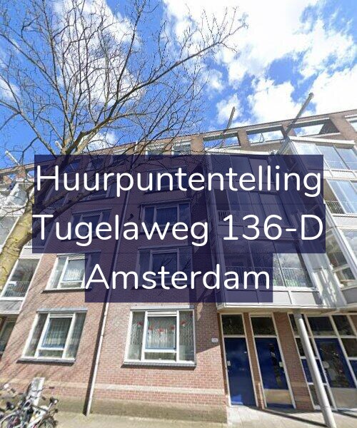 Foto gevel Huurpuntentelling voor Tugelaweg 136-D, Amsterdam