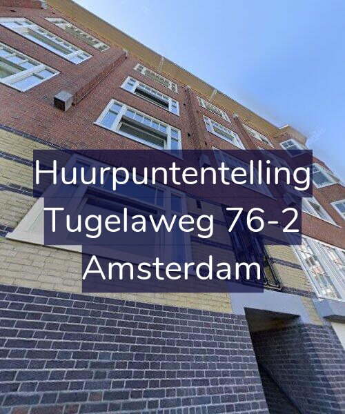 Foto gevel Huurpuntentelling voor Tugelaweg 76-2, Amsterdam