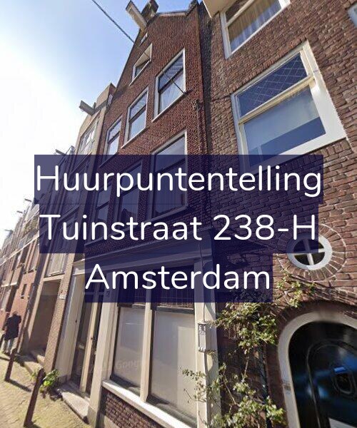Foto gevel Huurpuntentelling voor Tuinstraat 238-H, Amsterdam