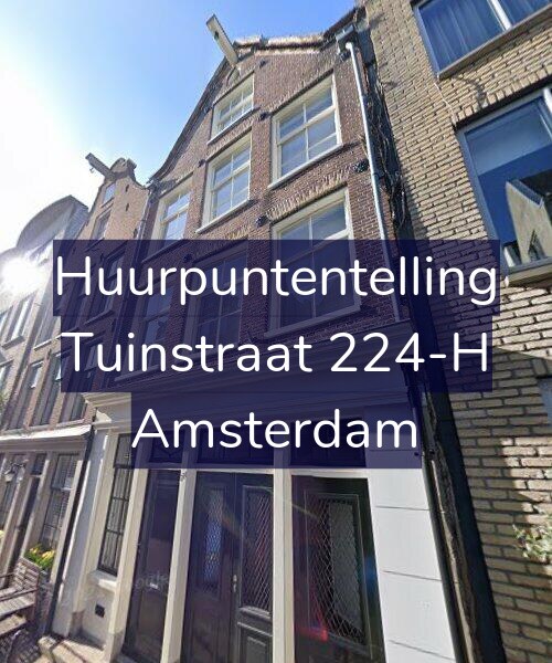 Foto gevel Huurpuntentelling voor Tuinstraat 224-H, Amsterdam