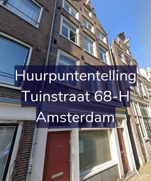 Foto gevel Huurpuntentelling voor Tuinstraat 68-H, Amsterdam