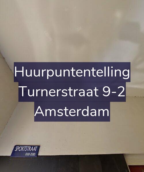 Foto gevel Huurpuntentelling voor Turnerstraat 9-2, Amsterdam