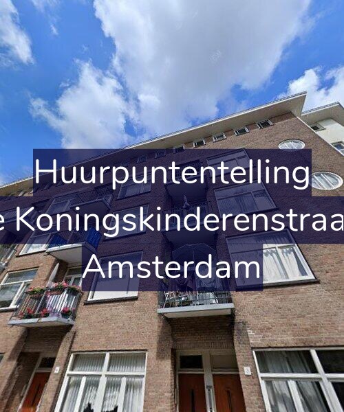Foto gevel Huurpuntentelling voor Twee Koningskinderenstraat 4-3, Amsterdam